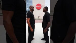 face-to-face for the first time 😳 #ufcatlanta
