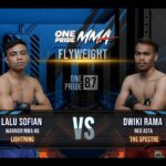 DUEL TAKTIKAL‼️LALU SOFIAN VS DWIKI RAMA DEWANTARA | FULL FIGHT ONE PRIDE MMA 87