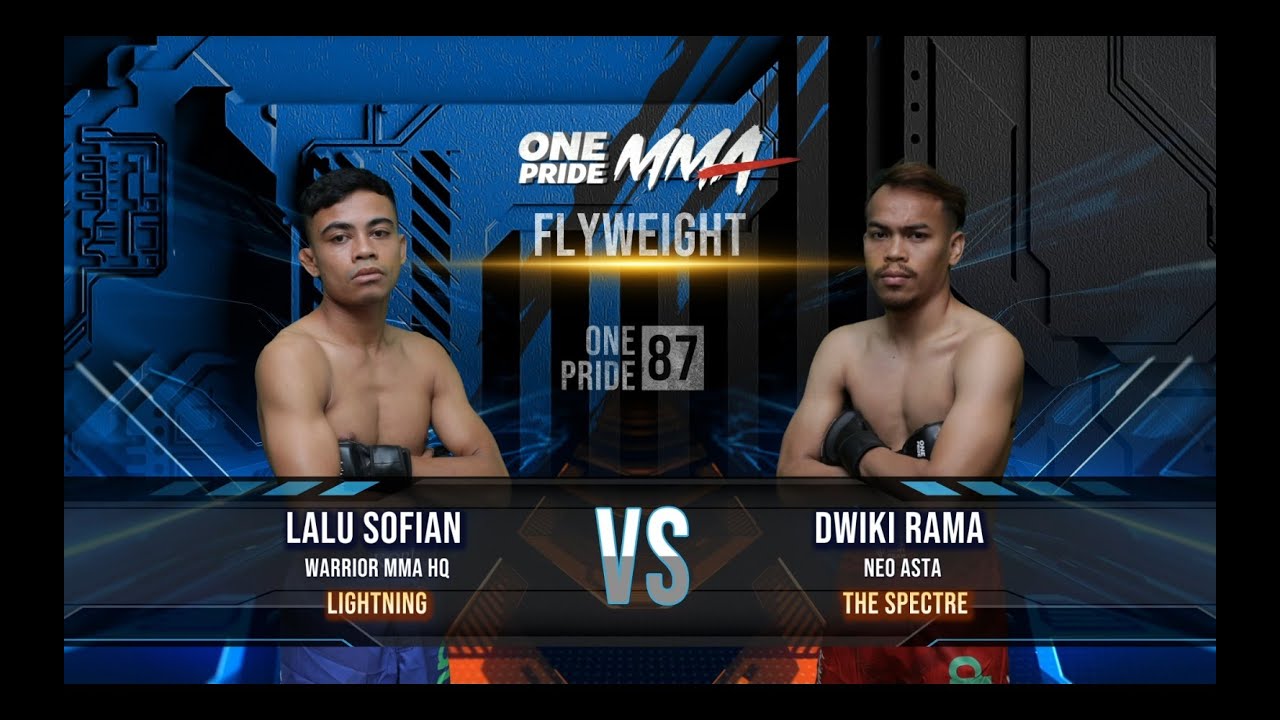 DUEL TAKTIKAL‼️LALU SOFIAN VS DWIKI RAMA DEWANTARA | FULL FIGHT ONE PRIDE MMA 87