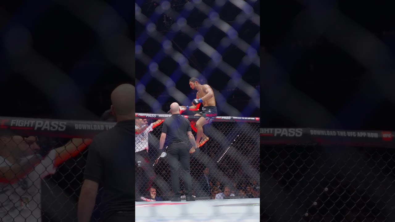 first round submission 🚨 #ufcbaku