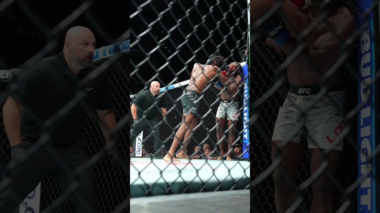 Front Row view of Phil Rowe's KNOCKOUT 💀 #ufcatlanta