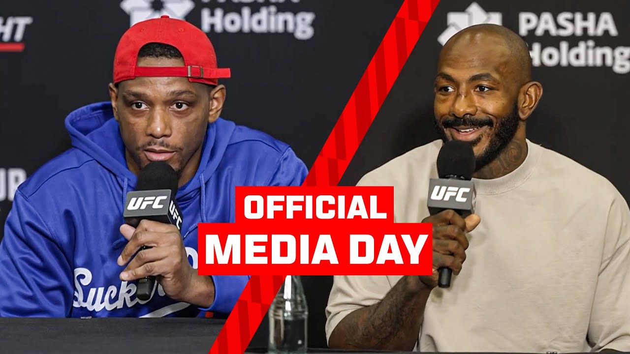 He Gets Hit More Than He Hits Anybody 👀 | UFC Baku Media Day
