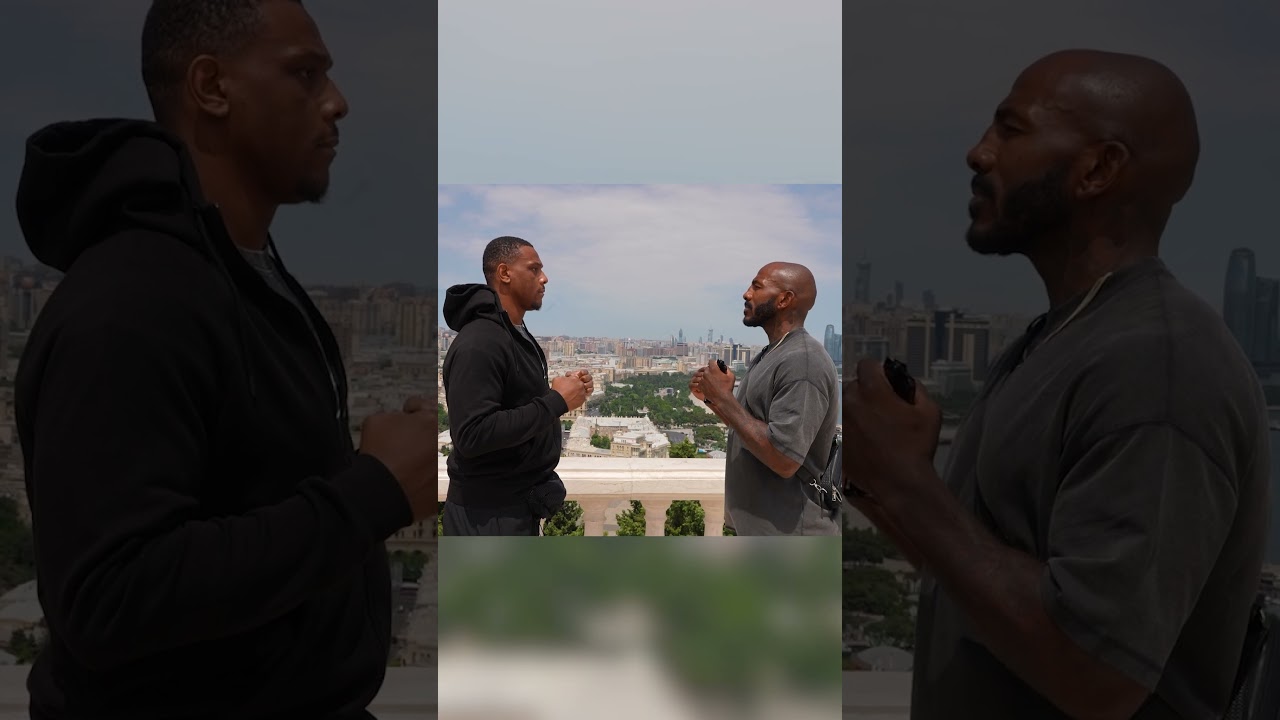 Hill vs Rountree Jr face-to-face 😳 #ufcbaku