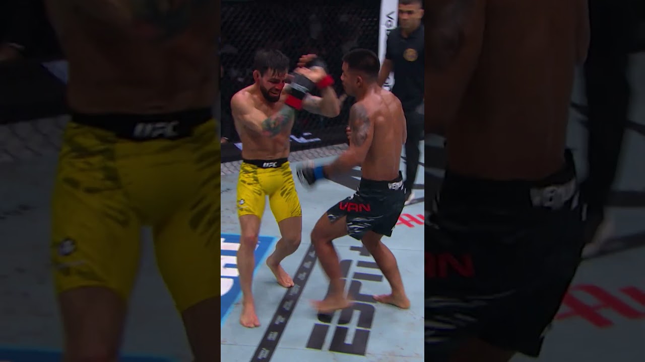 Joshua Van is a force to be RECKONED WITH 😤 #ufc317