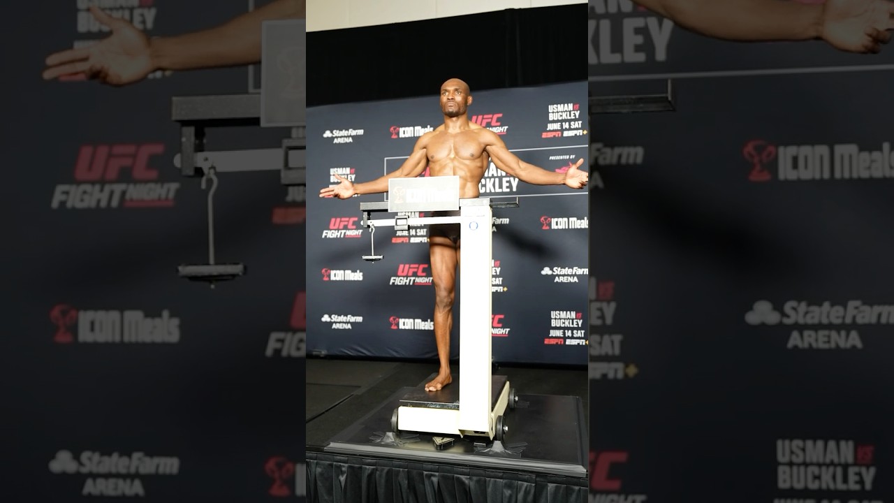 Kamaru Usman has made weight! 🚨 #ufcatlanta