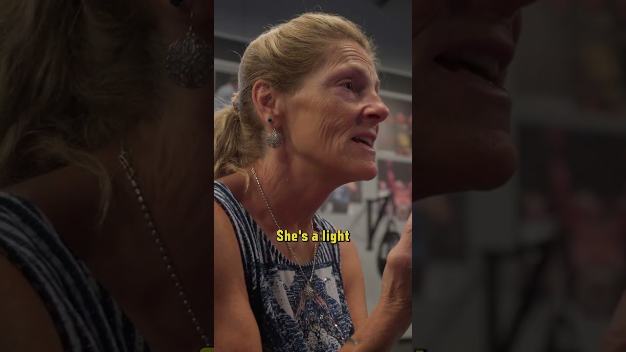 Kayla Harrison's Mother gets emotional 🥲 #ufc316