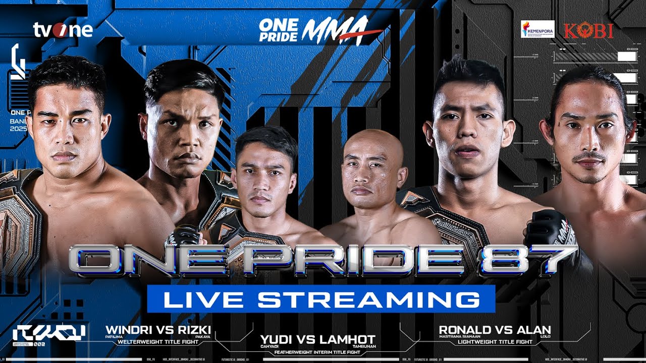 LIVE STREAMING ONE PRIDE 87 || GOR C-TRA BANDUNG 14 JUNI 2025