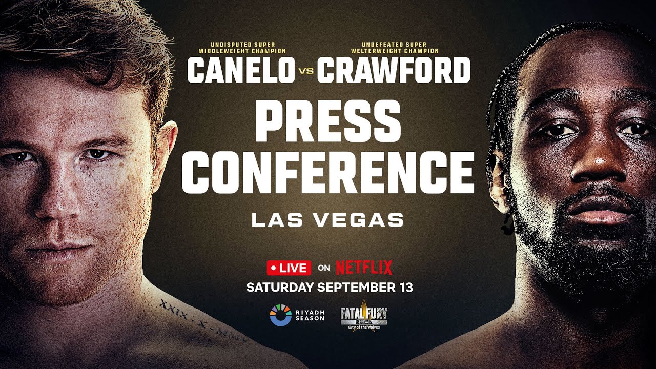 Canelo vs. Crawford: Las Vegas Press Conference | LIVE on Netflix September 13