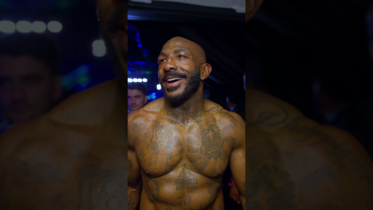 nothing but smiles from Khalil Rountree Jr 😄 #ufcbaku