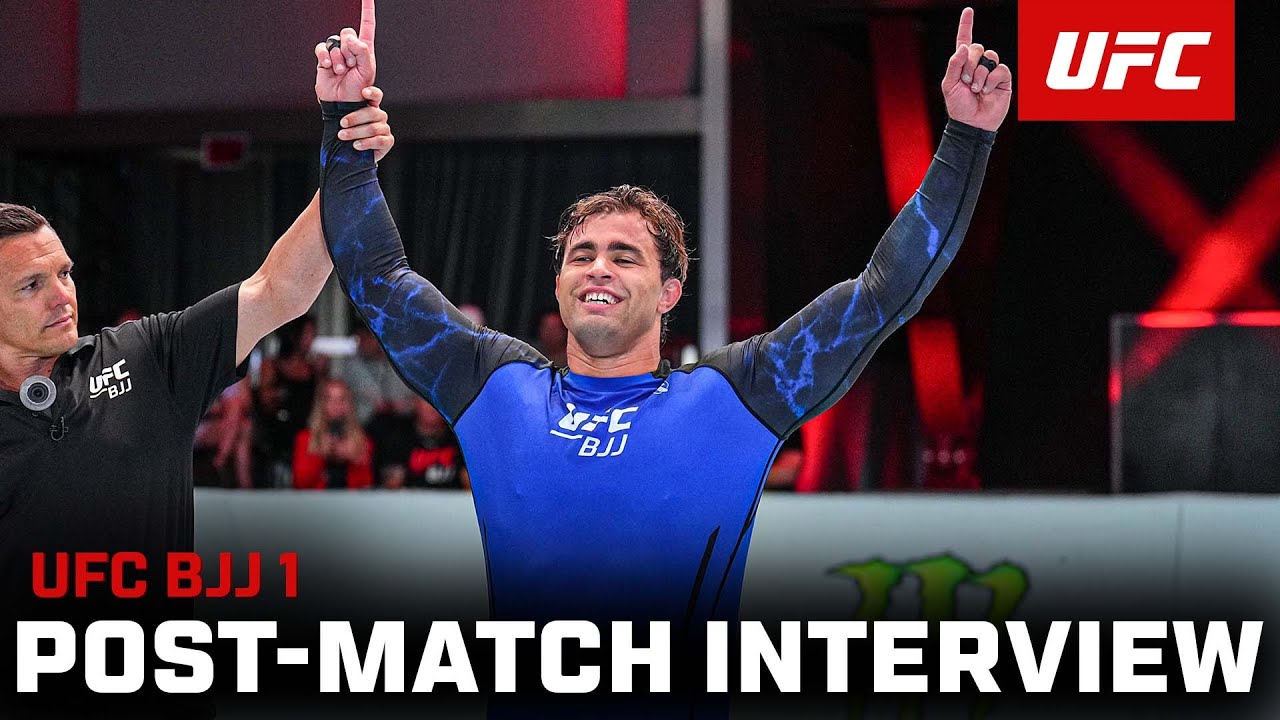 Pedro Machado Post-Match Interview | UFC BJJ 1