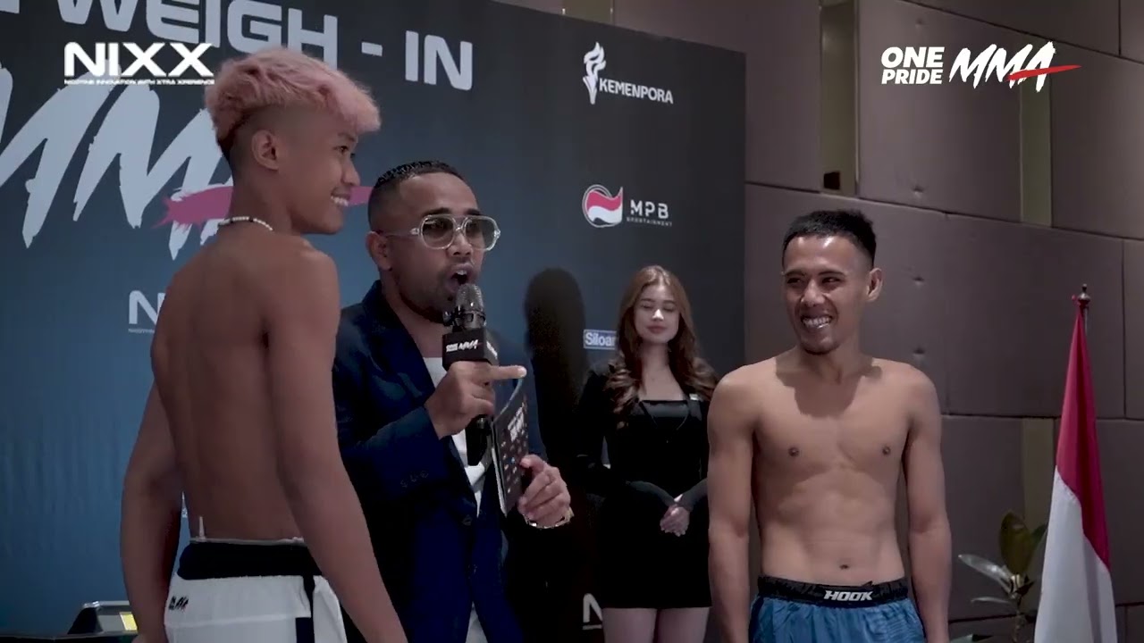 RUSUH‼️PETARUNG SALING DORONG SEBELUM DUEL DI OKTAGON | WEIGH IN ONE PRIDE MMA 87