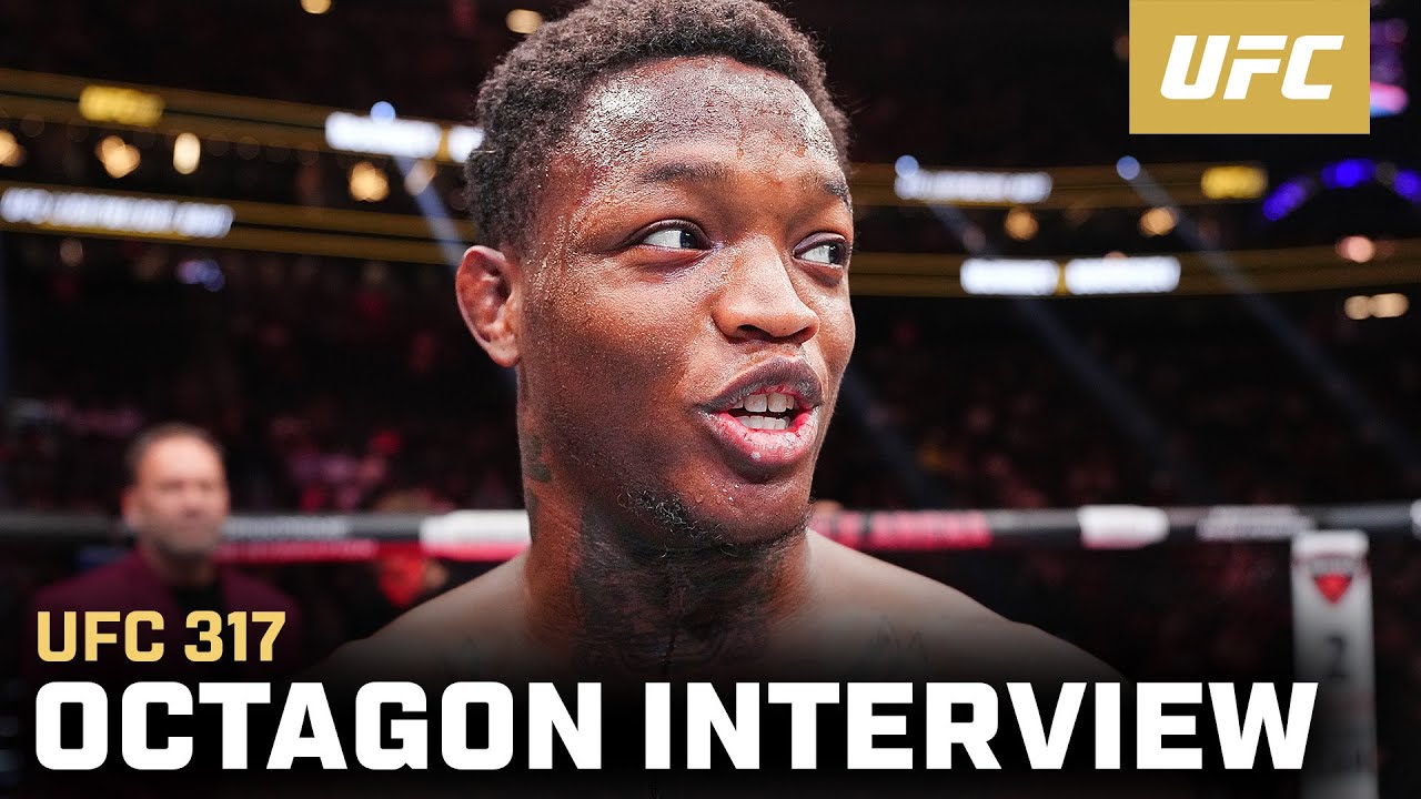Terrance McKinney Octagon Interview | UFC 317