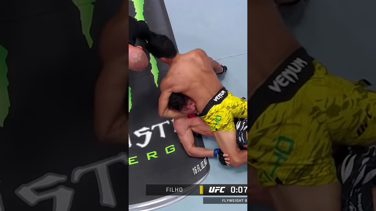 That was a close one!!! 😳 #ufcvegas107