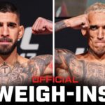 Topuria vs Oliveira Weigh-Ins | UFC 317