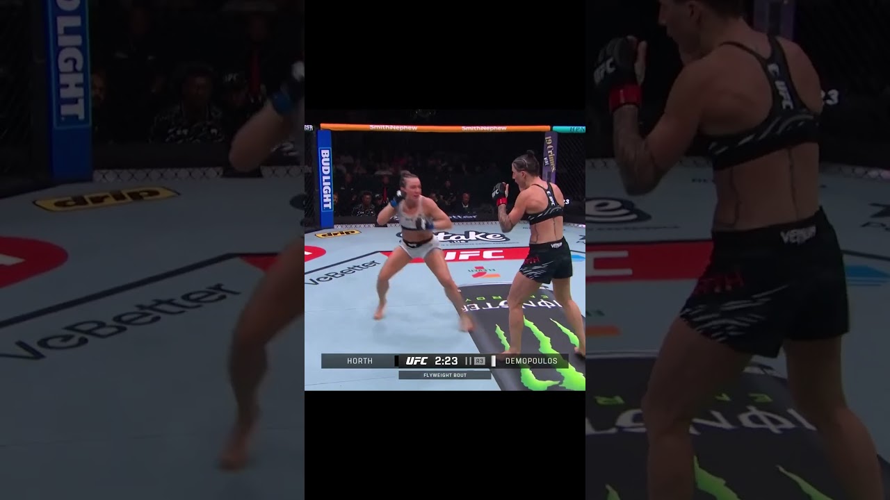 Vanessa Demopoulos can't hear you! 🤣 #ufcatlanta