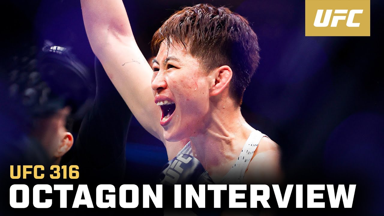 Wang Cong Octagon Interview | UFC 316
