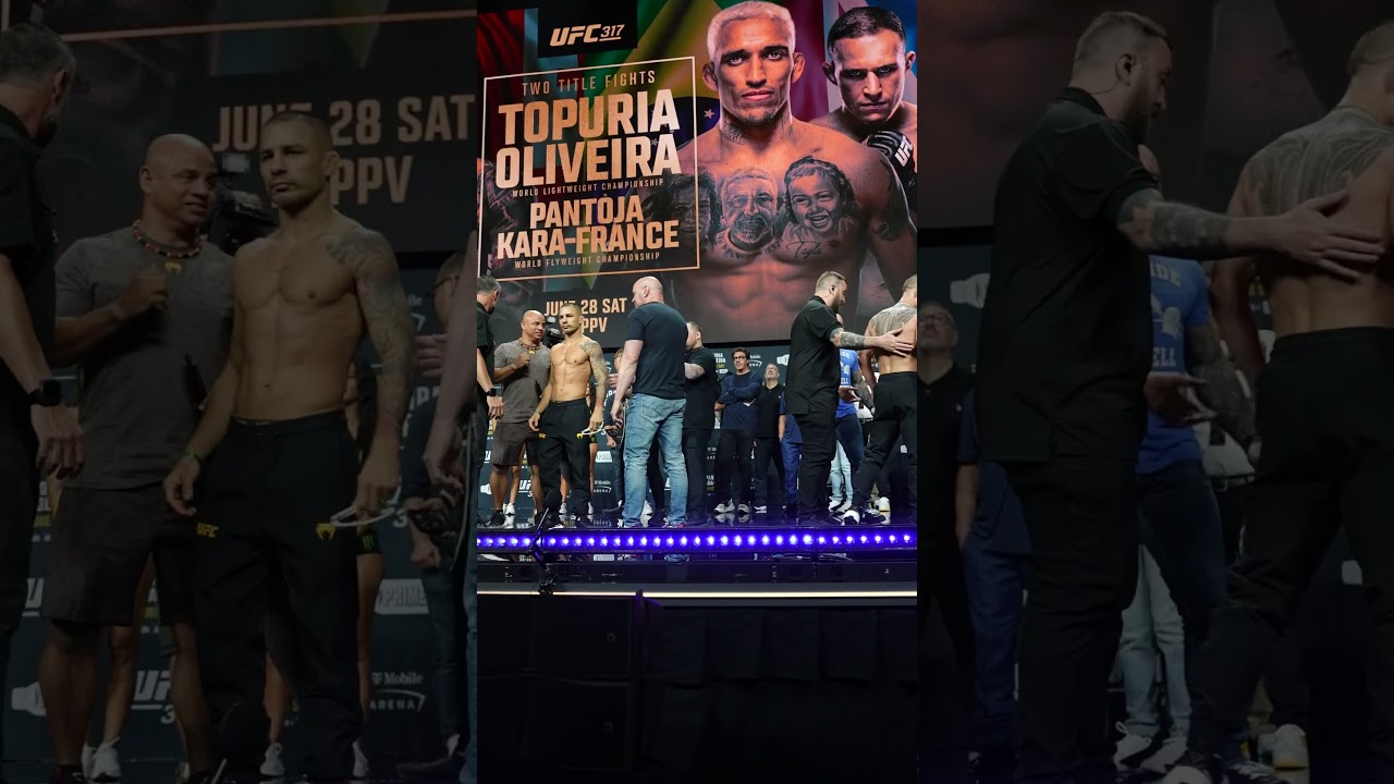 Who do y'all have winning this? 🤔 #ufc317