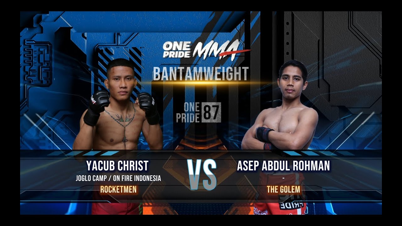 YACUB CHRIST VS ASEP ABDUL ROHMAN | FULL FIGHT ONE PRIDE MMA 87