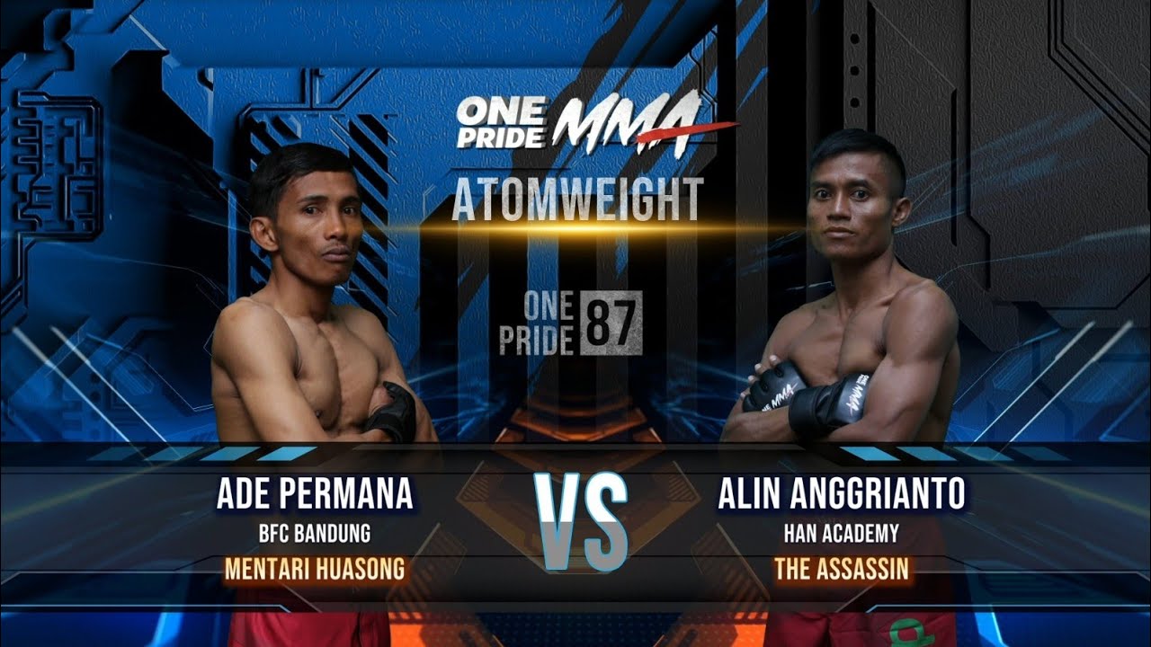 ADE PERMANA VS ALIN ANGGRIANTO | FULL FIGHT ONE PRIDE MMA 87