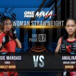 ANGGIE MANDAGI VS AMALINA | FULL FIGHT ONE PRIDE MMA