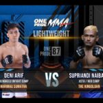 LAGA KERAS‼️DENI ARIEF VS SUPRIANDI NAIBAHO | FULL FIGHT ONE PRIDE MMA 87