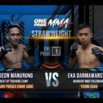 KERAS‼️ADU STRIKING ‼️GIDEON MANURUNG VS EKA DARMAWANSYAH | FULL FIGHT ONE PRIDE MMA 87