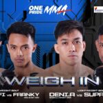 WEIGH IN ONE PRIDE MMA 87: SALING TUNJUK, BUKTIKAN DI RING‼️