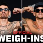 Holloway vs Poirier 3 Weigh-Ins | UFC 318