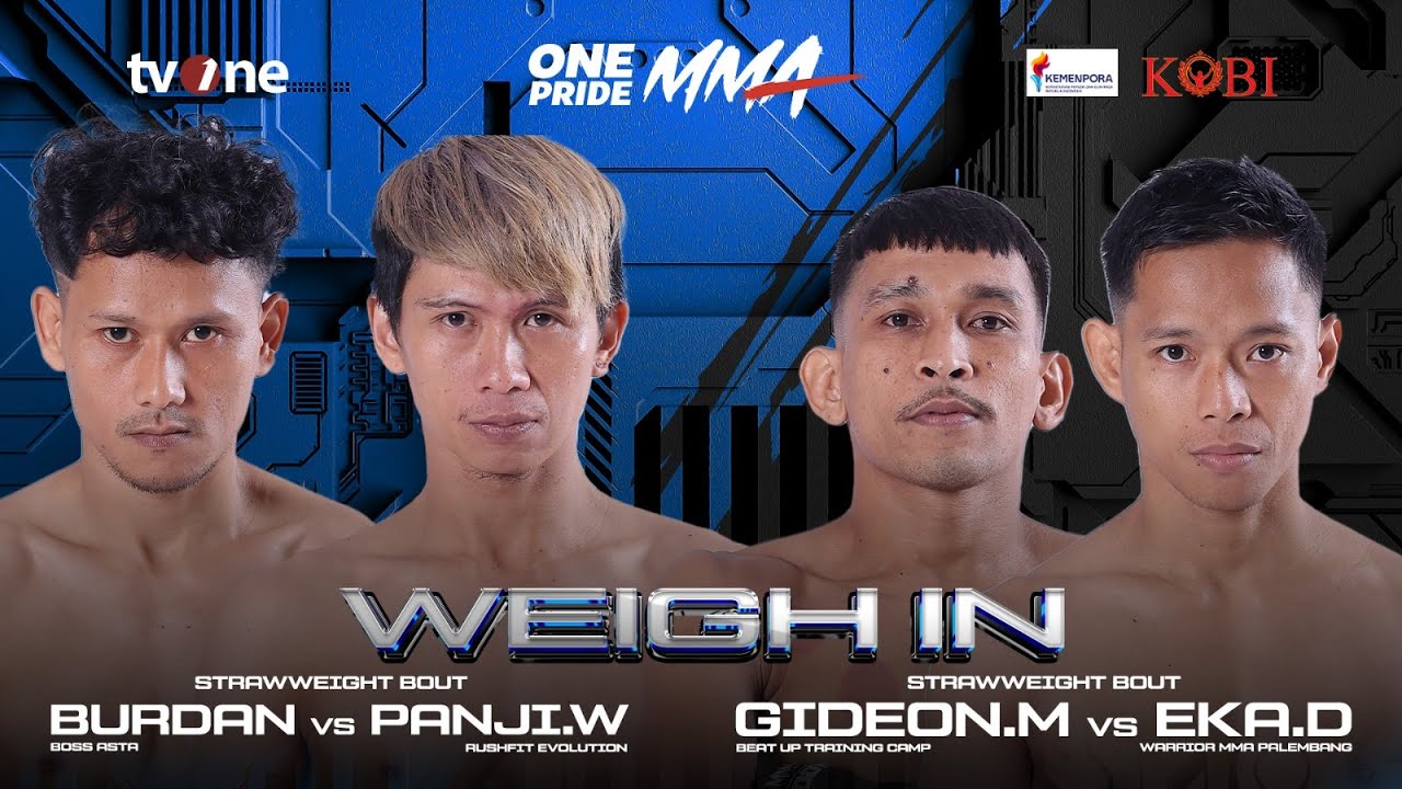 WEIGH IN ONE PRIDE MMA 87: RIBAK SUDE MENGGEMA‼️KU PECAHKAN KEPALA KAU