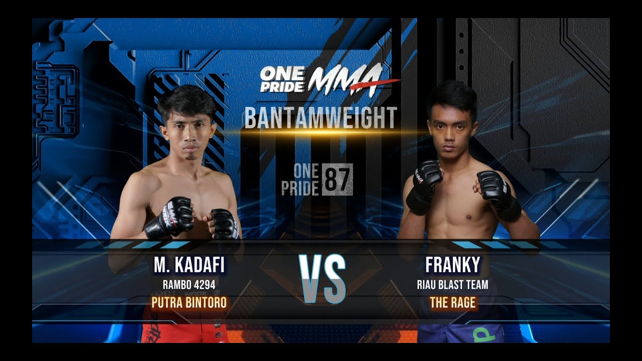 M KHADAFI VS FRANKY | FULL FIGHT ONE PRIDE MMA 87