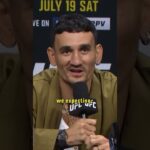 Max Holloway is LOVING the BOOS 😳 #ufc318