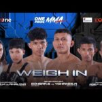 WEIGH IN ONE PRIDE MMA 87 BANDUNG: MANTAN JUARA BERAPI-API INGIN HABISI LAWANNYA ‼️