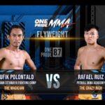 TAUFIK POLONTALO VS RAFAEL RUIZ | FULL FIGHT ONE PRIDE MMA 87