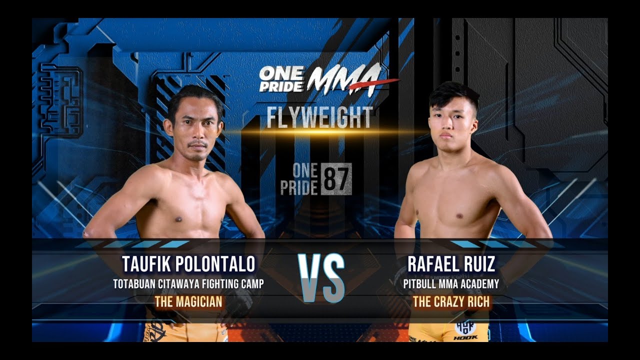 TAUFIK POLONTALO VS RAFAEL RUIZ | FULL FIGHT ONE PRIDE MMA 87