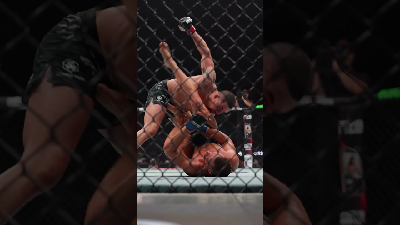 THE SOUND OF THIS PUNCH 😳 #ufcabudhabi