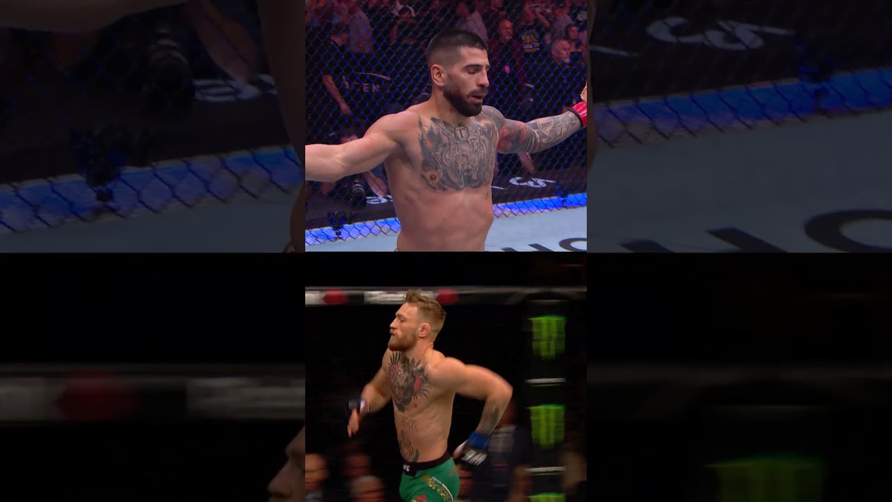 Topuria KO's Oliveira in familiar fashion 😳 #ufc317