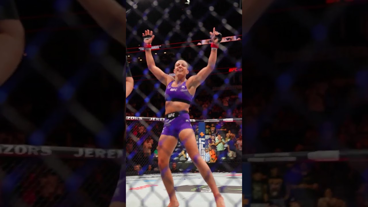 WHAT A KICK!! 😳 #ufcnashville