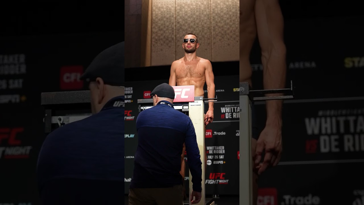 Whittaker vs RDR is LOCKED IN 🔒 #ufcabudhabi