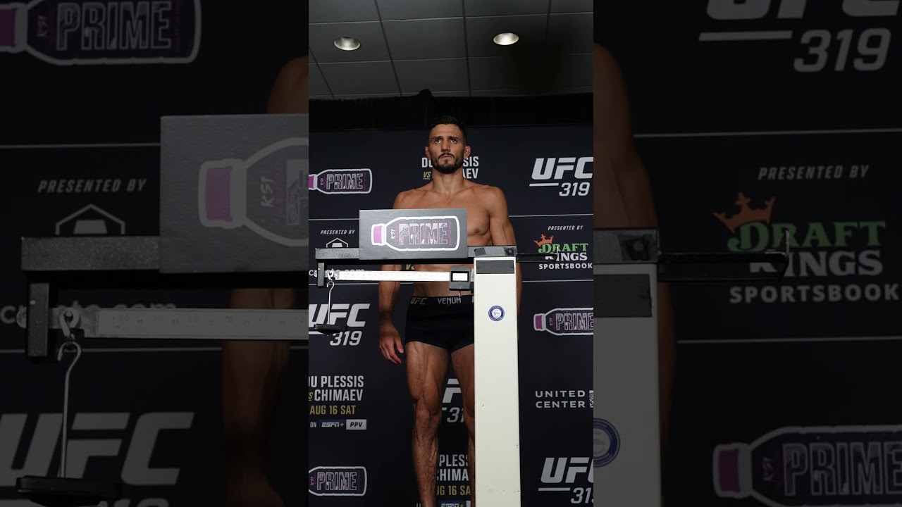 Aaron Pico is LOCKED IN for his co-main event! 😳 #ufc319