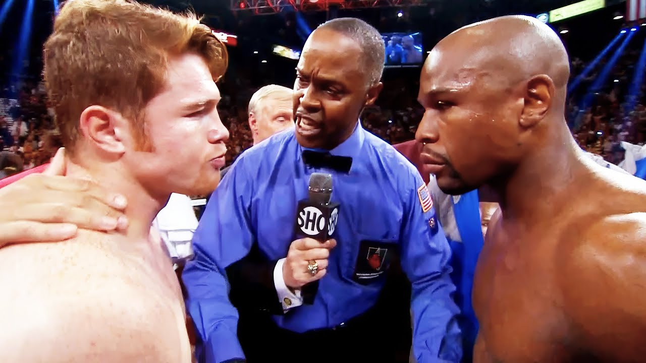 Canelo Alvarez (Mexico) vs Floyd Mayweather (USA) | BOXING fight, HD, 60 fps