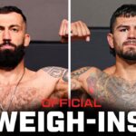 Dolidze vs Hernandez Weigh-Ins | UFC Vegas 109