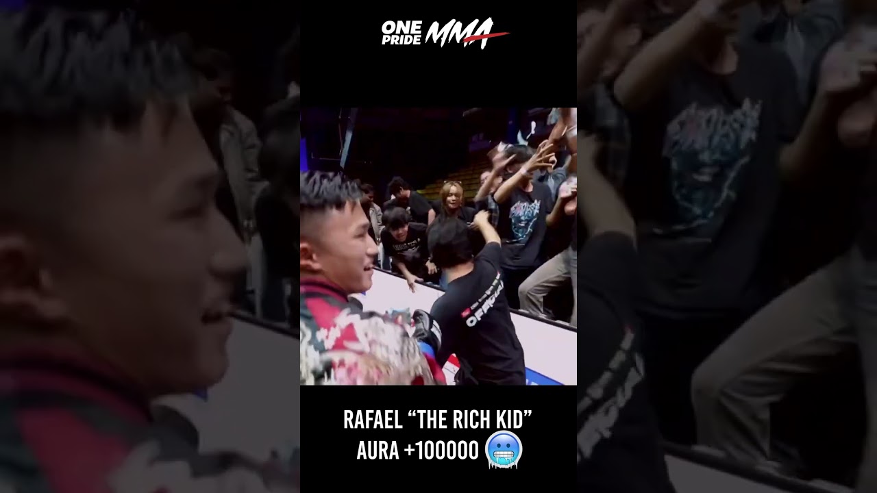 Moment Entrance Rafael “The Rich Kid” Ruiz Next Rafael tanding, bakal rame nih yang duduk samping