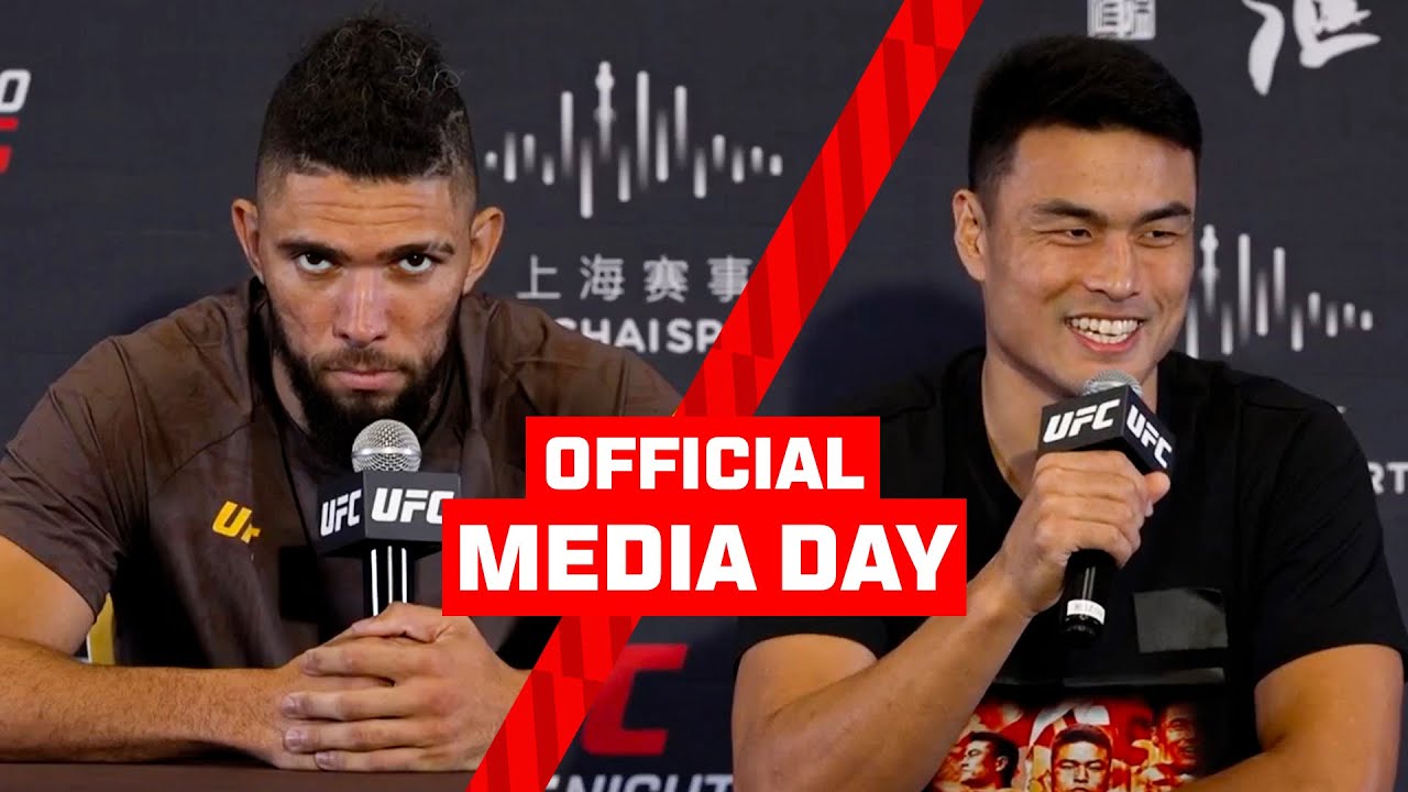 I Am Going To Strike With This Guy 🚨 | UFC Shanghai Media Day