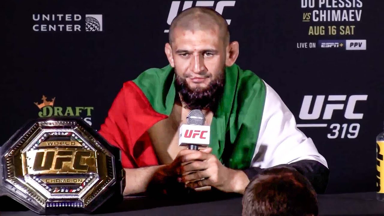 Khamzat Chimaev Post-Fight Press Conference | UFC 319