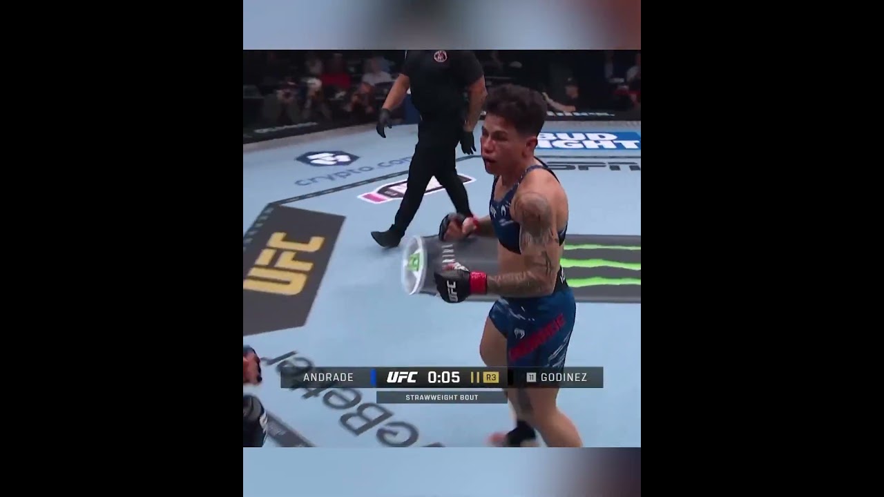last 10 seconds went CRAZY 😱 #ufc319