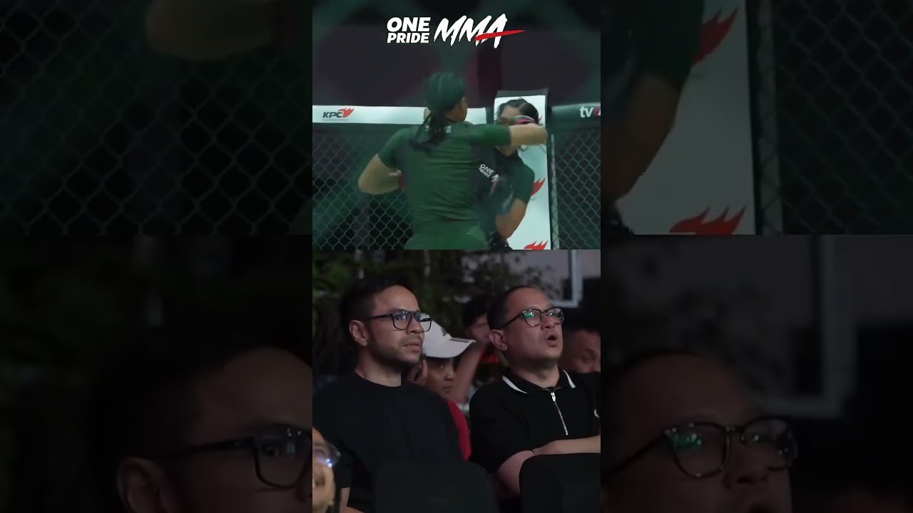 Momen Dibalik Oktagon One Pride MMA🔥Reaksi Spontanitas para tamu VVIP dan crowd