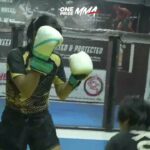 persiapan @rishelaoskaa jelang lawan Dede Dina One Pride 86