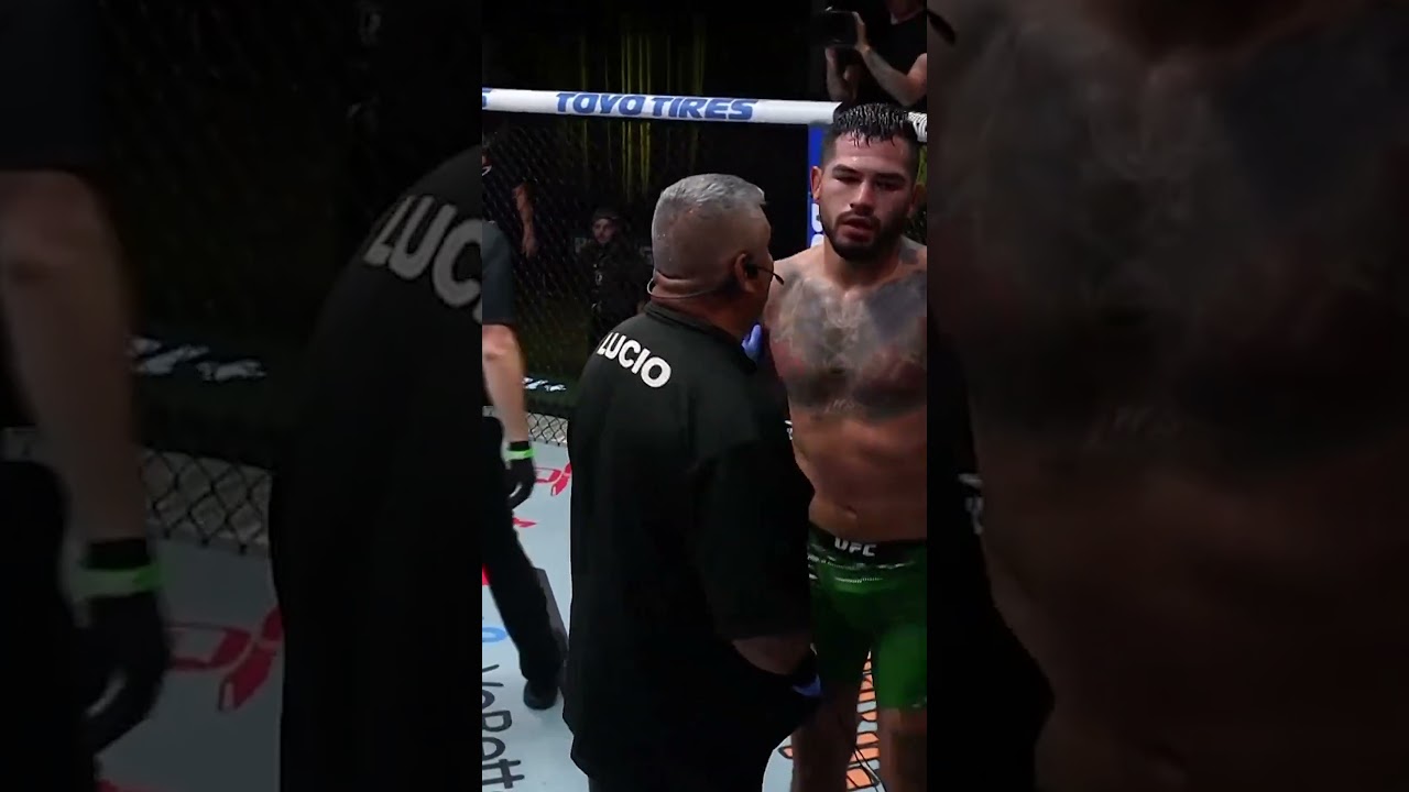 Roman Dolidze was saved by buzzer 🤯 #ufcvegas109
