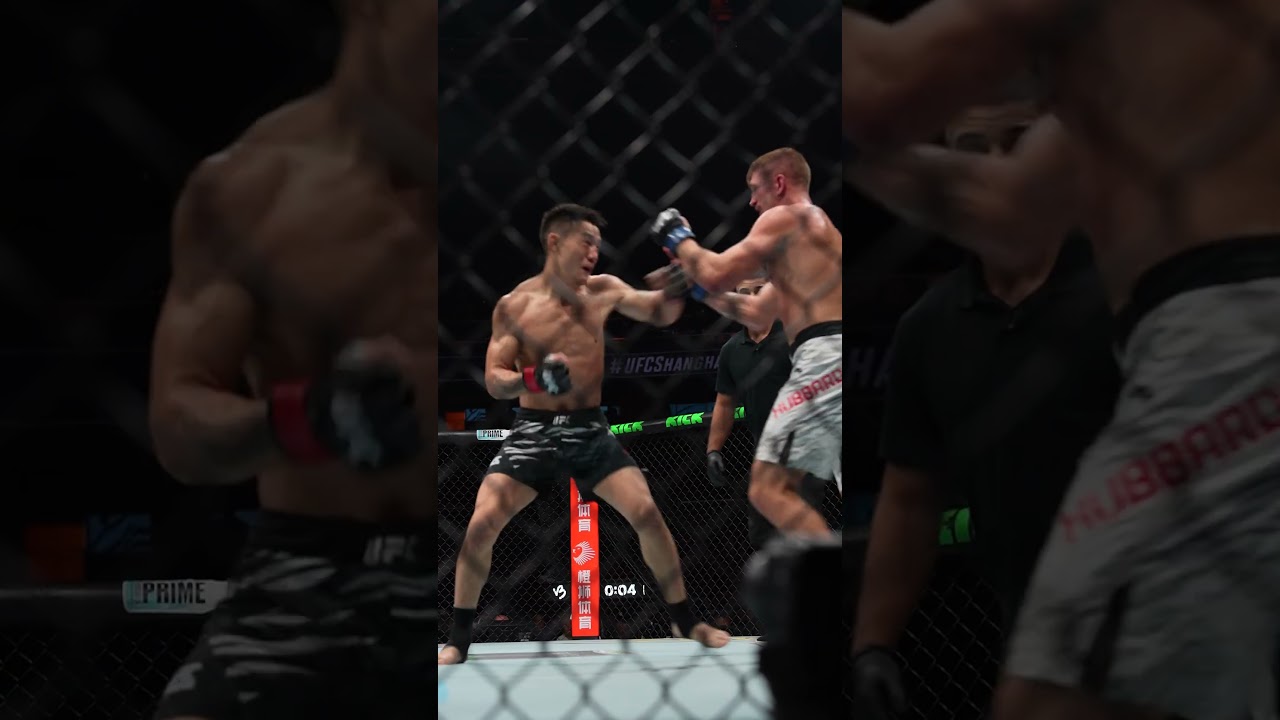 Rongzhu wanted to stand and bang 👇🏼 #UFCShanghai