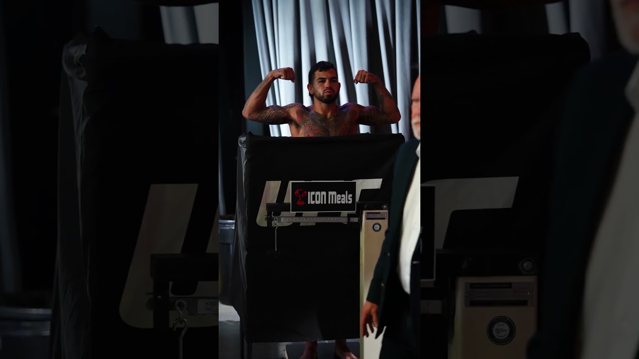 Hernandez makes weight after initially weighing in at 186.5 🔥 #ufcvegas109
